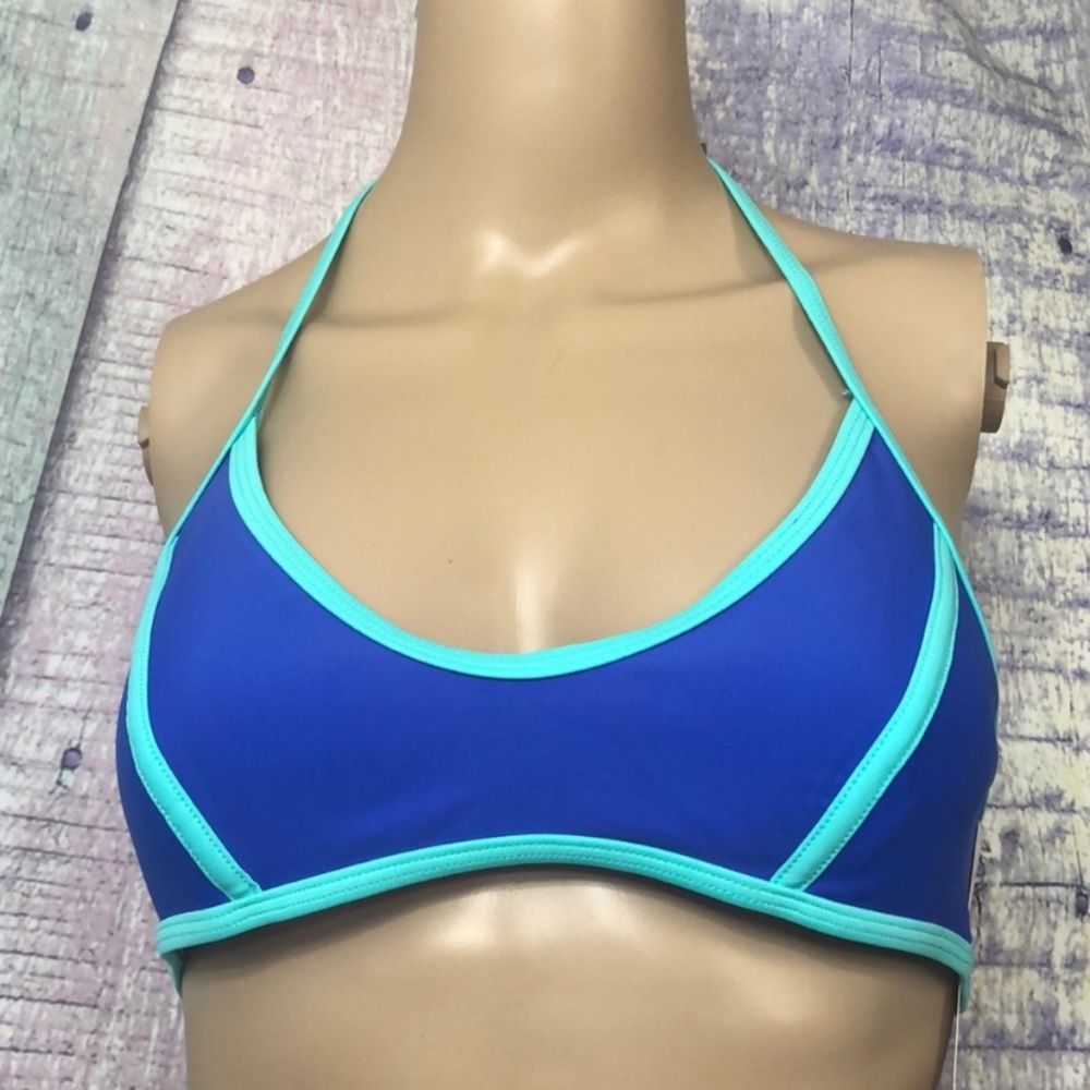 Xhilaration blue bikini top size medium